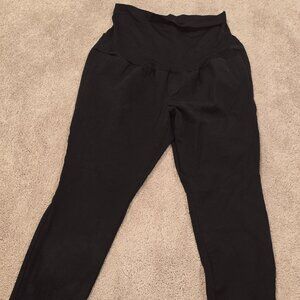 Old Navy Black Full Panel Maternity Pixie Pants